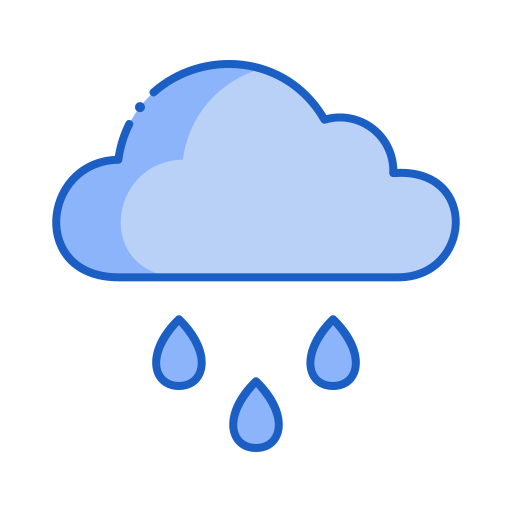 Raining Generic Blue icon