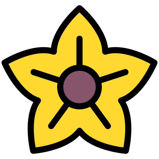 Flower Generic Outline Color icon