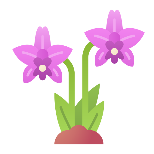 orquídea icono gratis