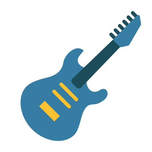 guitarra electrica icono gratis