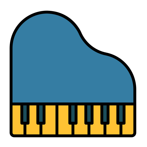 piano icono gratis