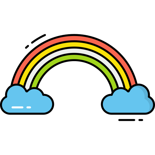 arc-en-ciel Icône gratuit