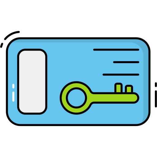 Key Card Free Icon