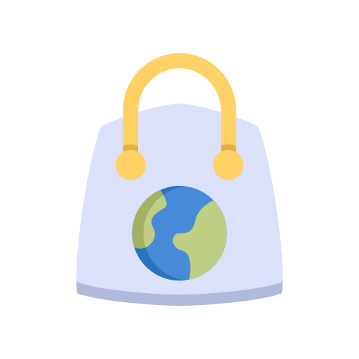 bolsa ecológica icono gratis