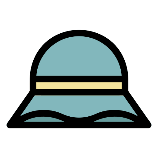 Sun hat Generic Outline Color icon