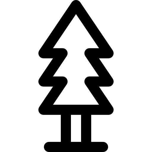 Tree Basic Rounded Lineal icon