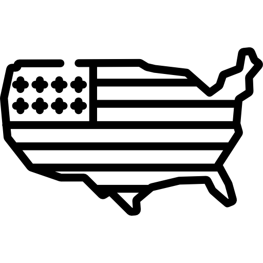 Usa Special Lineal Icon