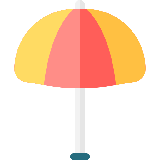 Sun umbrella - Free holidays icons