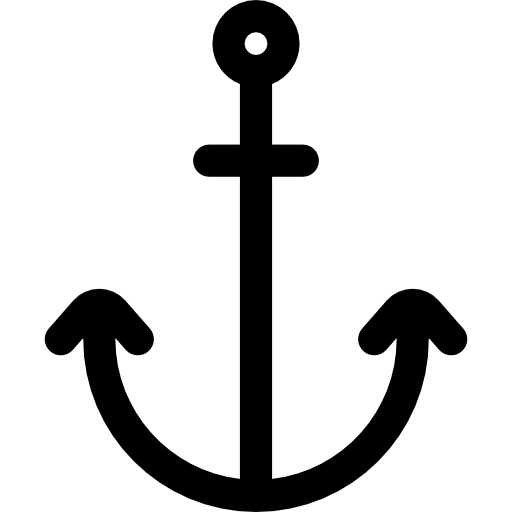 Anchor Basic Rounded Lineal icon