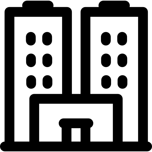 Hotel Basic Rounded Lineal icon