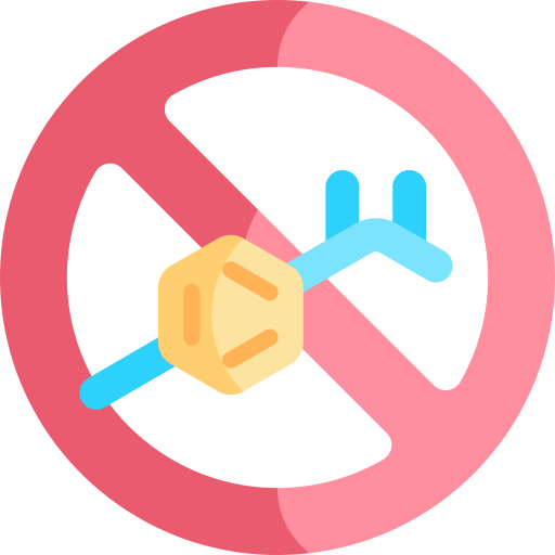 libre de parabeno icono gratis