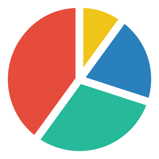 gráfico circular icono gratis