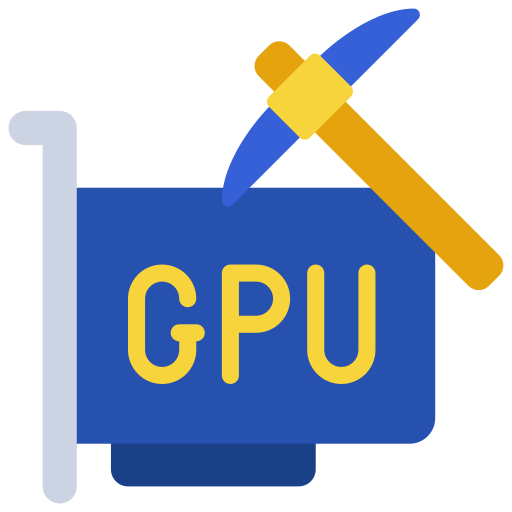 minería gpu icono gratis