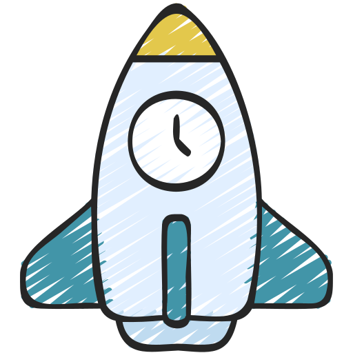 raket lancering Juicy Fish Sketchy icoon