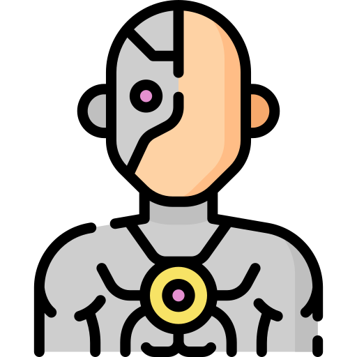 cyborg icono gratis