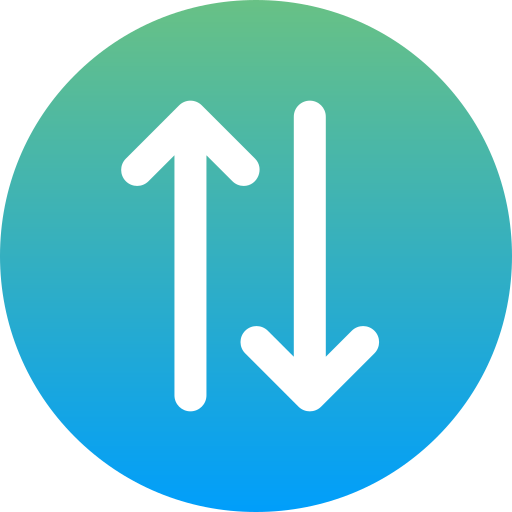 oben unten kostenlos Icon