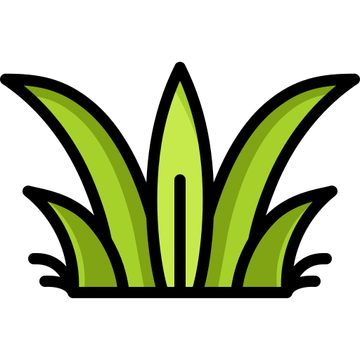 Grass Generic Outline Color Icon