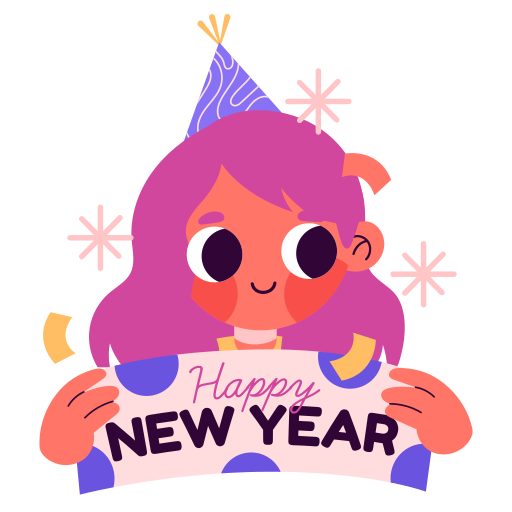 feliz año nuevo gratis sticker