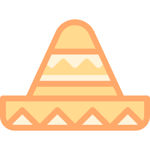 sombrero mexicano icono gratis