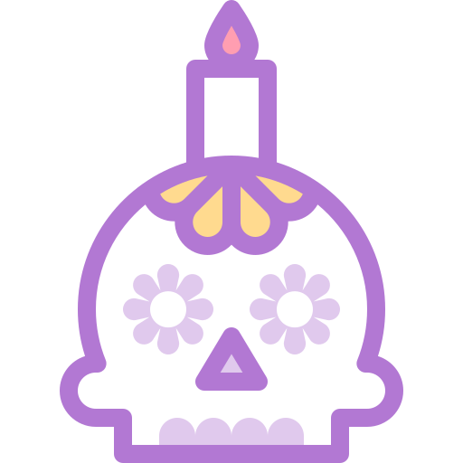 calavera mexicana icono gratis