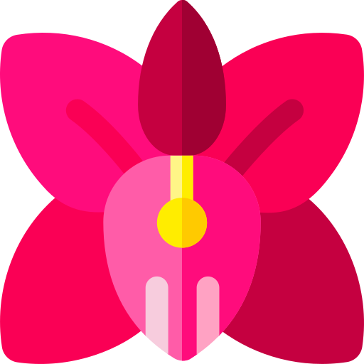 orquídea icono gratis