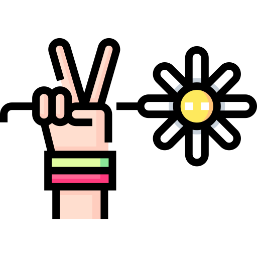 Peace sign free icon