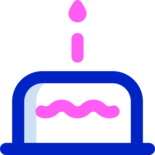 pastel de cumpleaños icono gratis