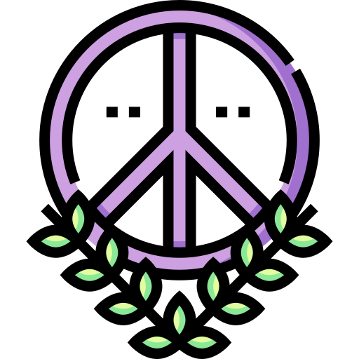 Peace sign free icon Peace sign free icon