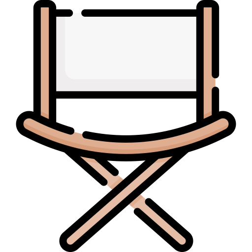 silla de director icono gratis