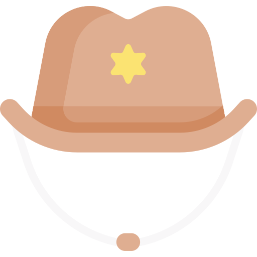 sombrero de vaquero icono gratis