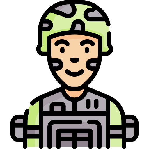 Soldier Special Lineal color icon