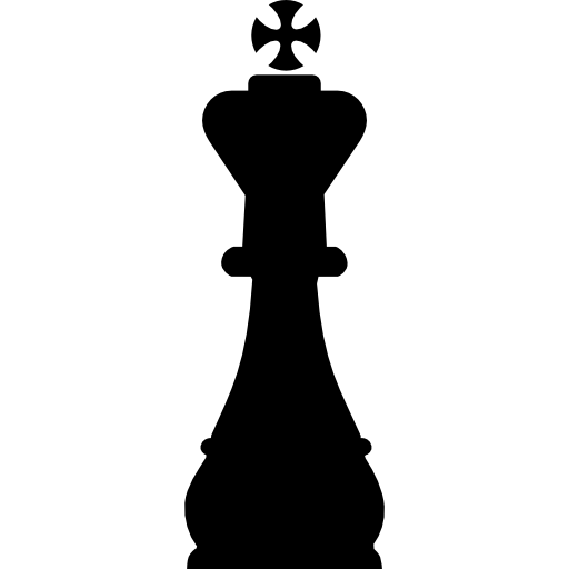 King chess piece shape free icon