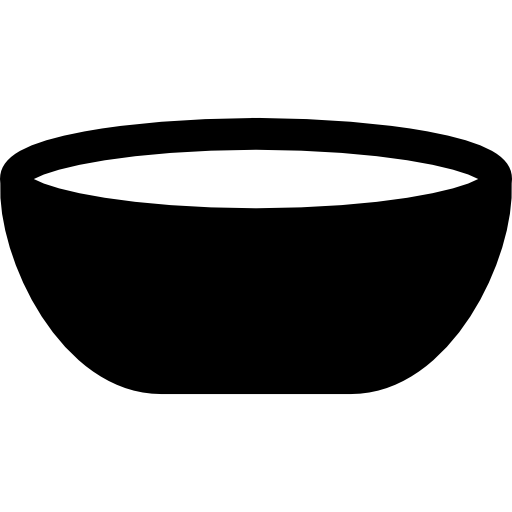 Rounded bowl - Free Tools and utensils icons