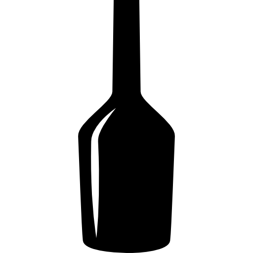 black wine bottle clip art