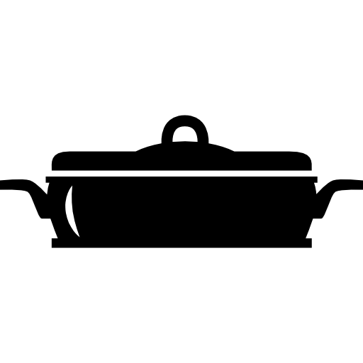 sartén de cocina con tapa icono gratis