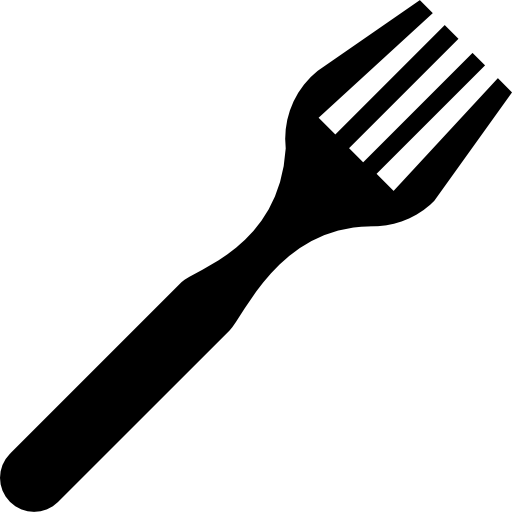 Fork for dessert icon