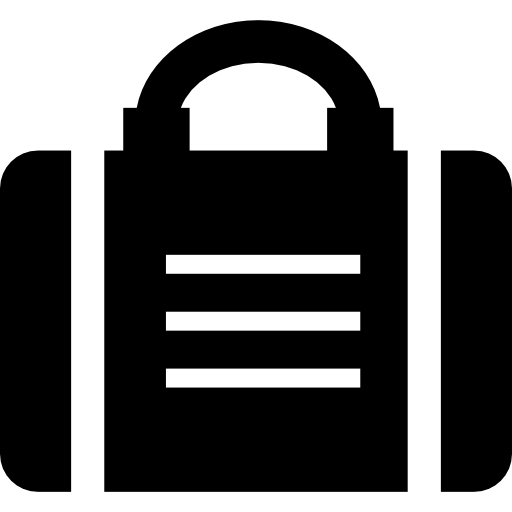 bolsa de viagem grátis ícone