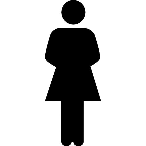 Women silhouette free icon