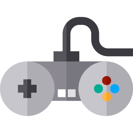 Video game Basic Straight Flat icon