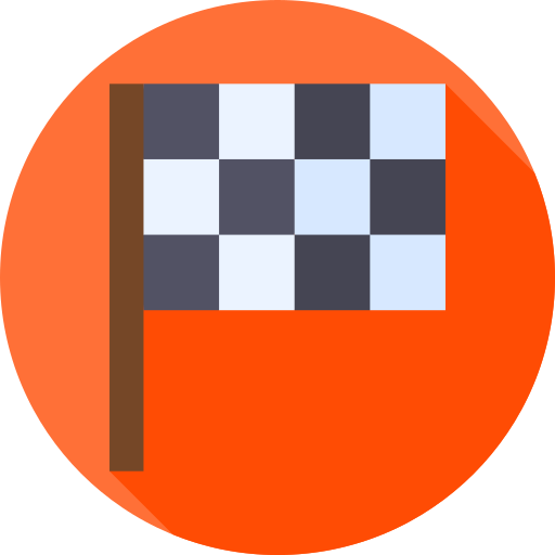 Finish Line Flag Icon