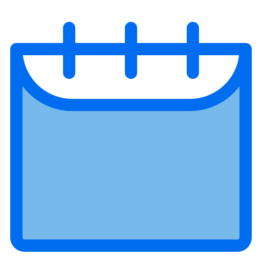 Calendars Generic Blue Icon