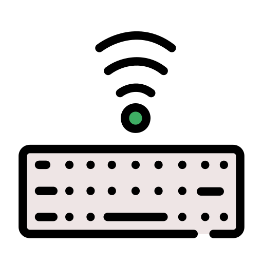 teclado inalambrico icono gratis