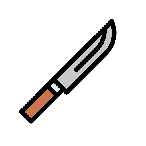 Knive Generic Outline Color icon