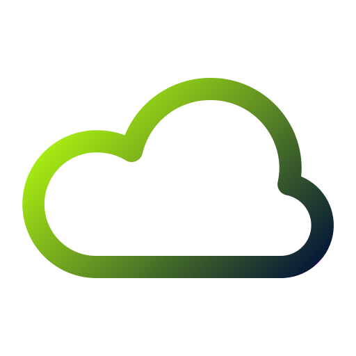 Cloud computing Generic Gradient icon