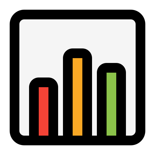 Statistics Generic Outline Color icon