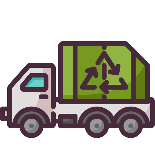 Recycling truck Generic Outline Color icon