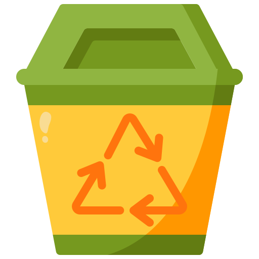 Icono De Papelera De Reciclaje Generic Flat