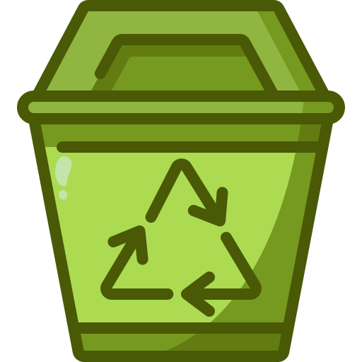 papelera de reciclaje icono gratis