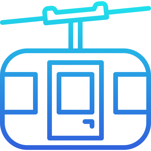 cabina de teleférico icono gratis