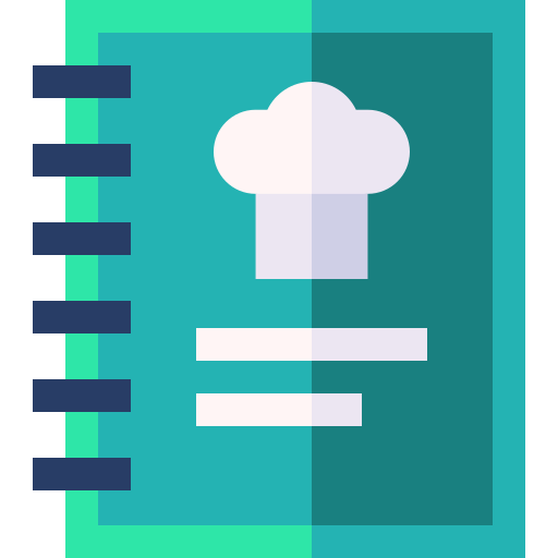 libro de cocina icono gratis